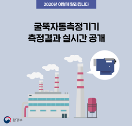 [2020년 이렇게 달라집니다]굴뚝자동측정기기 측정결과 실시간 공개