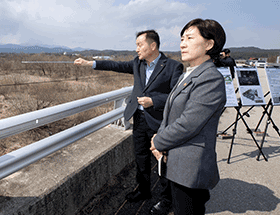 강릉 물부족 지역 지하수저류댐 설치예정지 점검