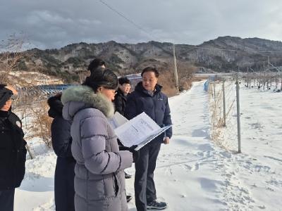 양구군 펀치볼 고랭지밭 작목전환사업 현장 방문