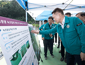 이병화 환경부차관, 여름철 녹조대응 점검을 위한 대청호 현장 방문