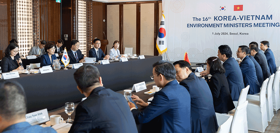 한화진 환경부장관, 제16차 한국-베트남 환경장관회의 참석 섬네일 이미지 2