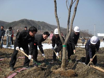 2011년 식목일 기념 4대강 식재행사('11.3.30)